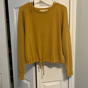 Soft yellow lola grace sweater